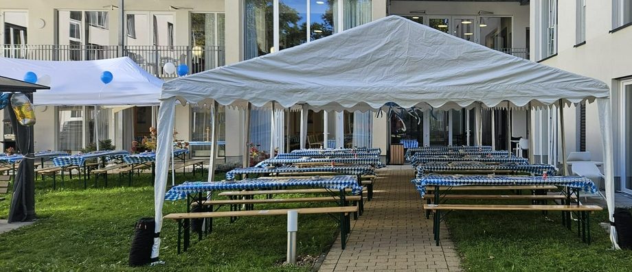 Festzelt für eine Veranstaltung
