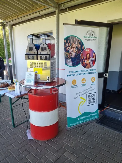 Slushmaschine beim Vereinsfest