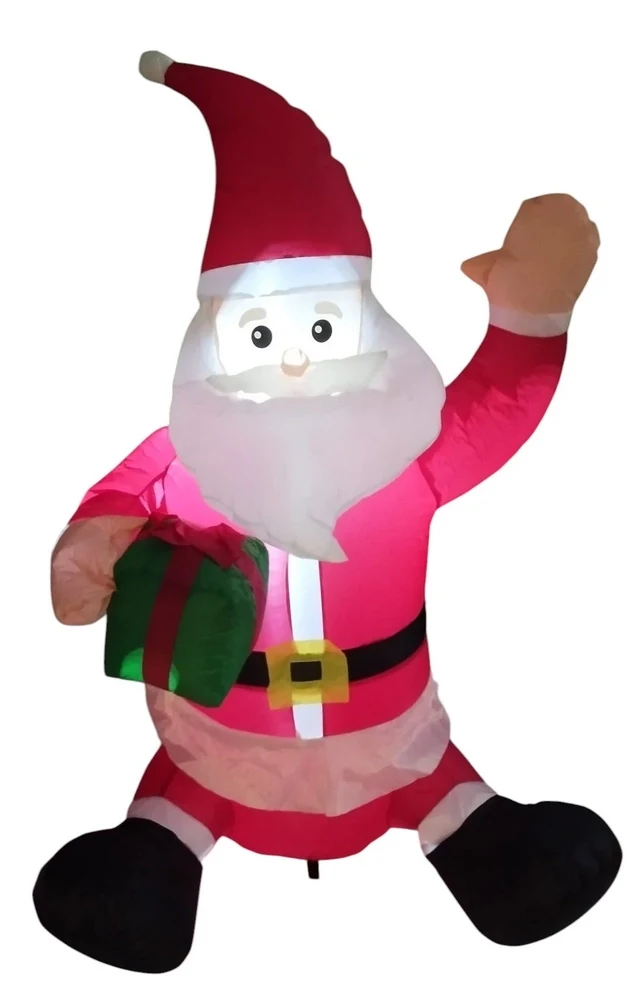 Aufblasbarer Weihnachtsmann – sitzend
