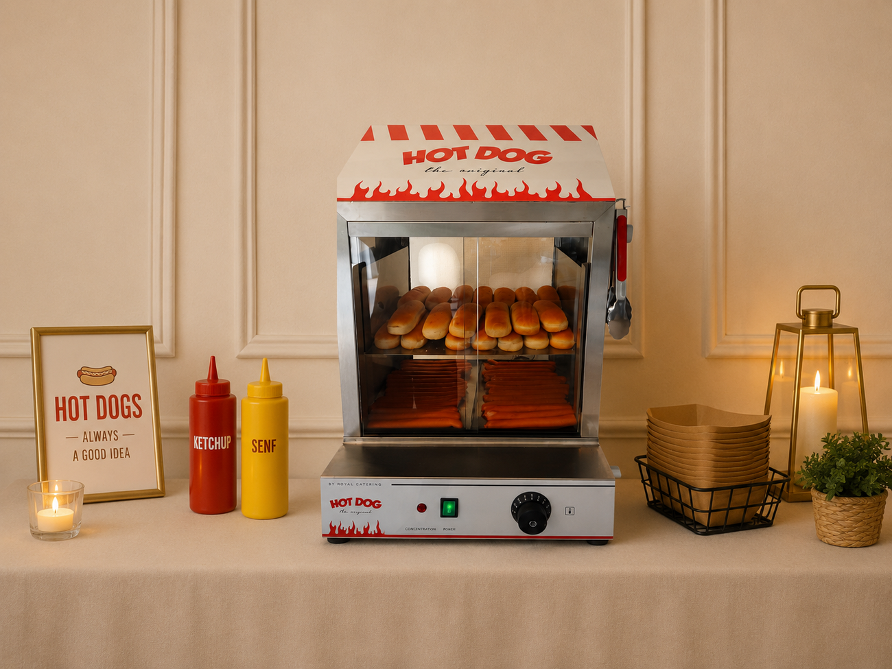Hot Dog Steamer