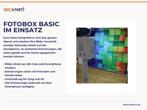 Fotobox Säule Basic – digital