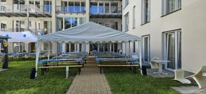 Festzelt / Partyzelt 6 x 12 m für Hochzeit, Firmenfeier & Vereinsfest mieten