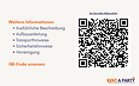 Akku-Ambientebeleuchtung 8er-Set mieten
