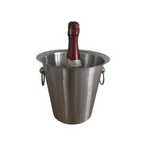Sekt- & Weinkühler Edelstahl 23 cm