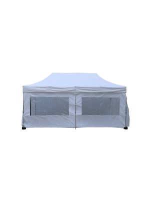 Faltpavillon 3 x 6 Meter – inkl. Seitenwänden & Gewichten