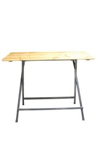 Stehtisch eckig 140 × 60 cm