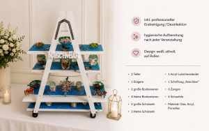 Candybar Leiter für Hochzeit, Geburtstag, Firmenfeier, Events mieten mieten