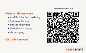 Popcornmaschine Tischgerät im Saarland mieten