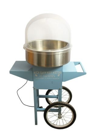 Zuckerwattemaschine groß auf Wagen