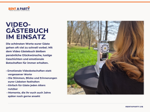 Video-Gästebuch Premium Weiß