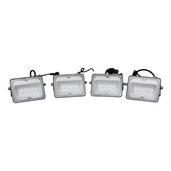 LED RGB Flutlicht Set (4 Stück)