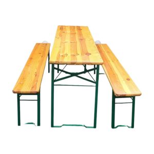 Bierzeltgarnitur 220 cm – 3-teilig für Geburtstag, Event, Firmenfeier mieten