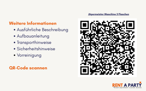 Jägermeister Maschine mieten