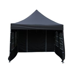 Faltpavillon 3 x 3 Meter – inkl. Seitenwänden & Gewichten