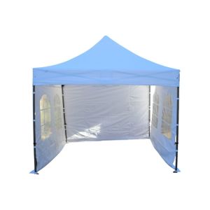 Faltpavillon 3 x 3 Meter – inkl. Seitenwänden & Gewichten