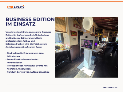 Fotobox Business Edition – Premium-Komplettpaket