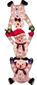 Schneemann-Pyramide – beleuchtet mieten im Saarland