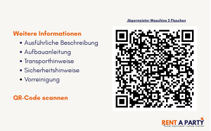 Jägermeister Maschine mieten