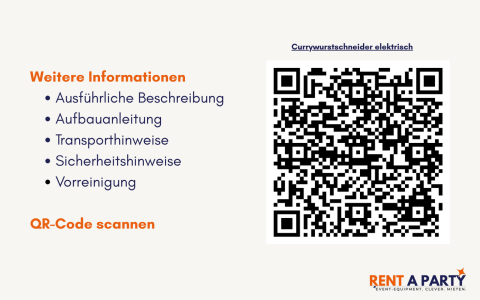 Currywurstschneider elektrisch mieten