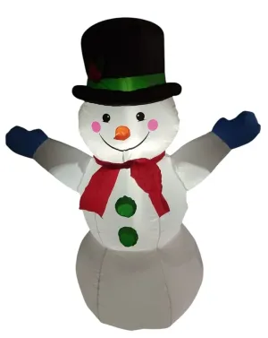 Aufblasbarer Schneemann – 115 cm mieten im Saarland