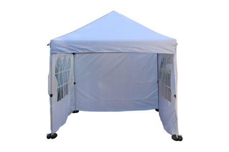 Profifaltpavillon 2,5 × 2,5 m – inkl. 4 Seitenwänden & Gewichten
