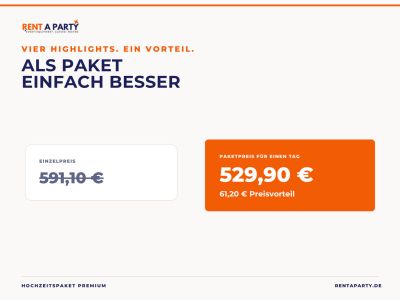 Hochzeitspaket Premium
