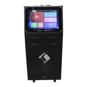 Karaoke-Anlage mit Touchdisplay & 2 Funkmikrofonen