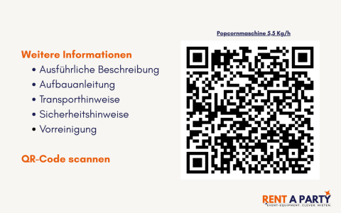 Popcornmaschine Tischgerät im Saarland mieten