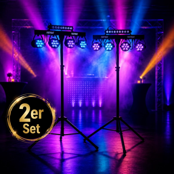 MAX Party-Lichterbar 2er-Set
